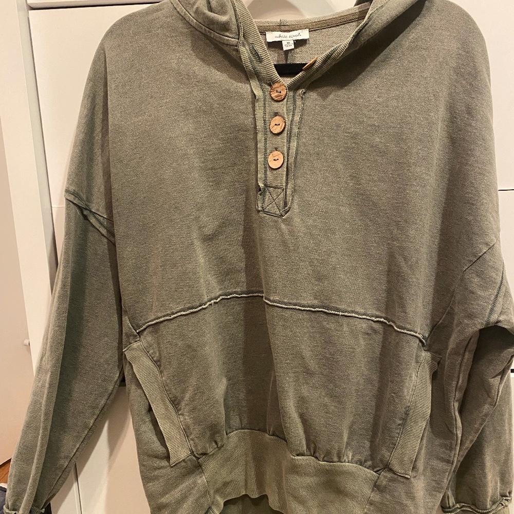 WHITE BIRCH GREEN HOODIE
